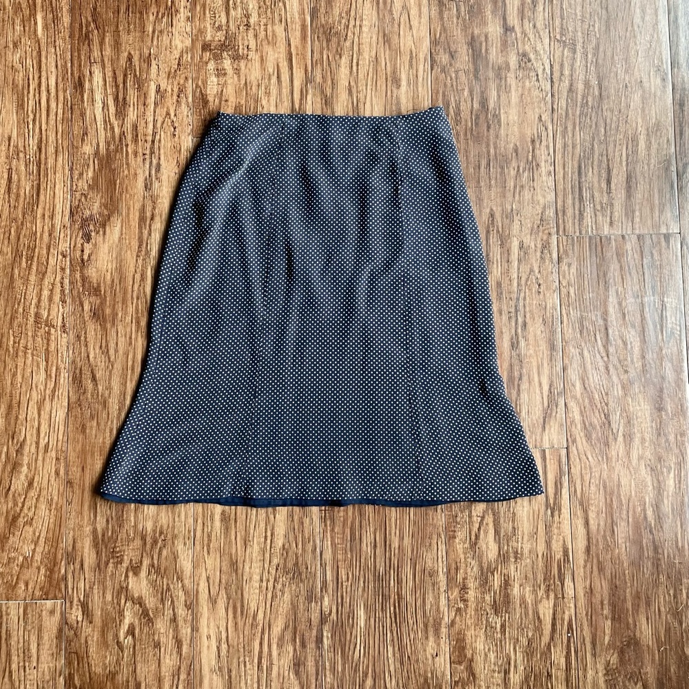 💙 Vintage Midi Polka Dot Talbots Skirt 💙